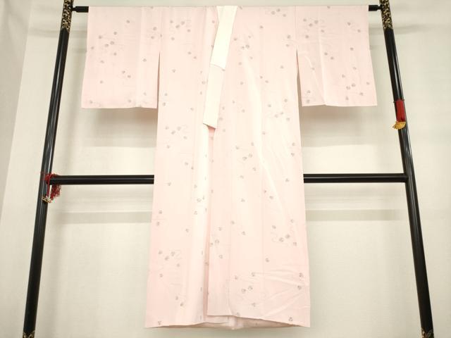 平和屋着物●長襦袢　袷　毬　正絹　逸品　AABD6701ck