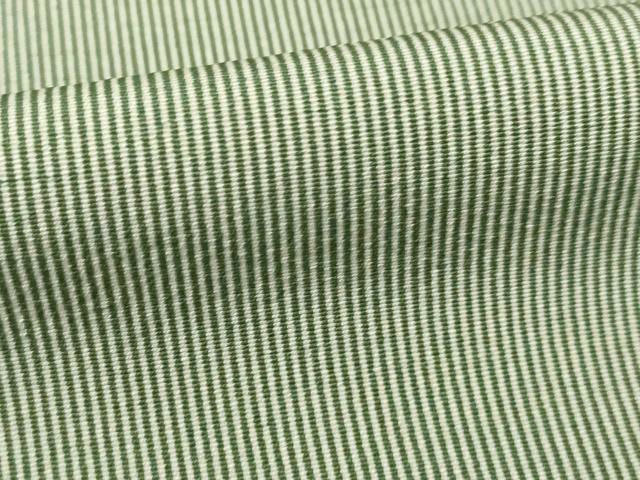 平和屋着物●江戸小紋　万筋　白×老竹色　正絹　逸品　AABD7431ck