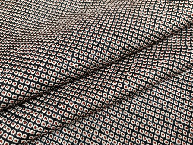 平和屋着物●大変加工の良い総絞り小紋　ほていや扱い　ロング丈　正絹　逸品　AABD7572ph