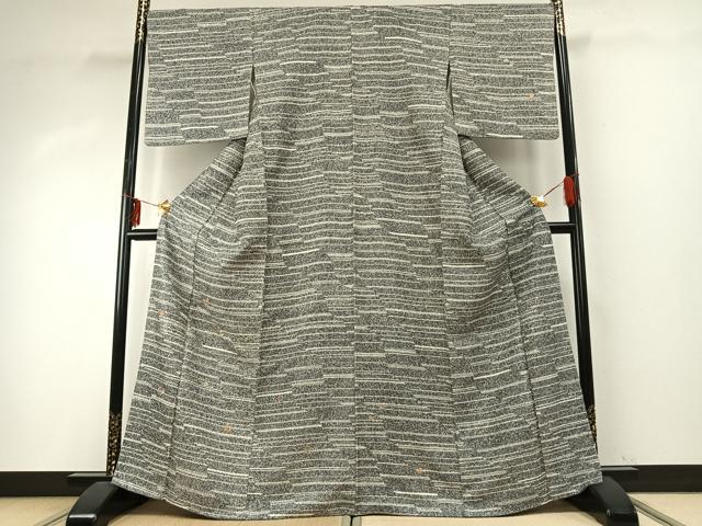 平和屋着物●訪問着　刺繍　宝尽くし文様　正絹　逸品　AABD8607fy