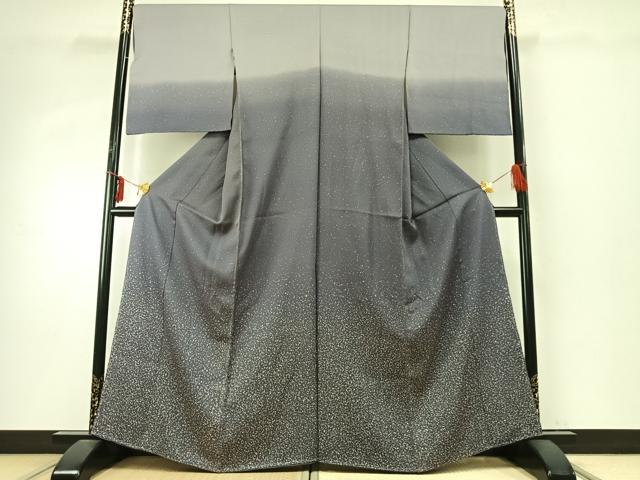 平和屋着物●訪問着　散らし文　利久織　仮絵羽　正絹　逸品　未使用　AABD8655fy