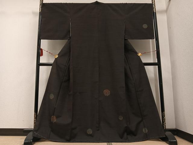 平和屋着物●訪問着　紬　毬　正絹　逸品　未使用　AABD8828ph