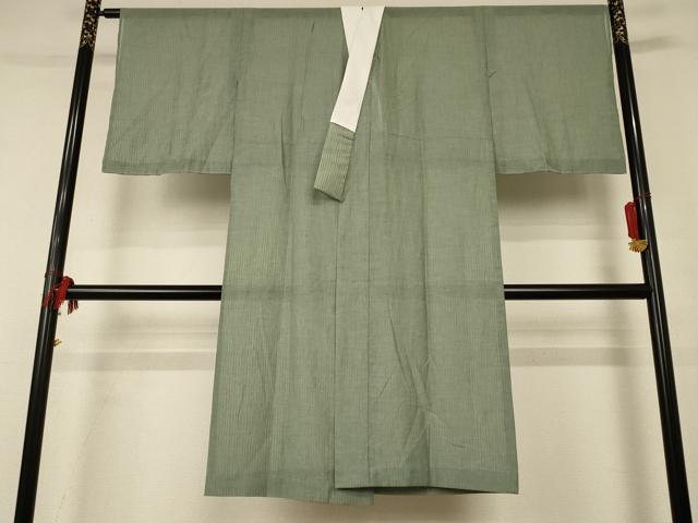 平和屋着物＊夏物　長襦袢　紗　山葵色　AABD8897jd