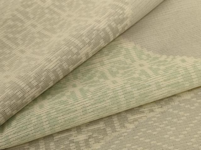 平和屋着物＊夏物　小紋　絽　切嵌吉祥文　正絹　逸品　AABD8942jd