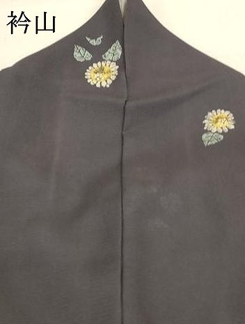 平和屋着物＊夏物　小紋　絽　草花文　正絹　逸品　AABD8969jd_7