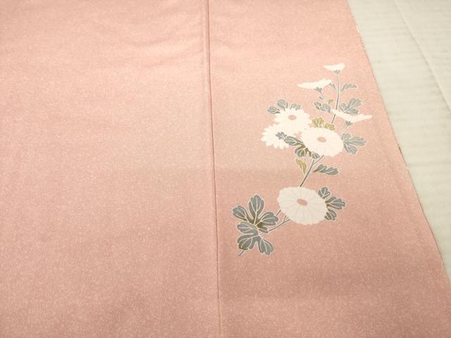 平和屋着物●訪問着　草花文　暈し染め　金彩　正絹　逸品　AABH7030ck_7