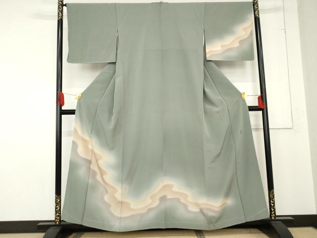 平和屋着物●訪問着　作家物　霞文　暈し染め　正絹　逸品　未使用　AABE0006cs