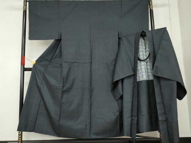 平和屋着物●男性　本場大島紬　アンサンブル　100亀甲　総詰め　正絹　逸品　AABE0192cs