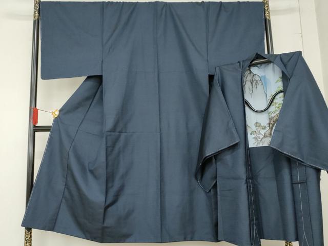 平和屋着物●男性　本場大島紬　アンサンブル　100亀甲　総詰め　正絹　逸品　AABE0200cs