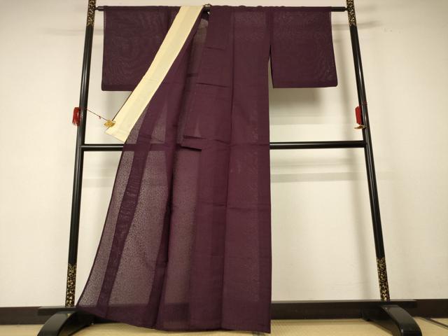 平和屋着物＊夏物　色無地　唐草紋紗　黒鳶色　正絹　逸品　AABE0615jd 平和屋着物＊夏物 小紋 紗 花唐草文 洗える着物 AABC9900jdの通販はau