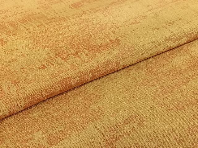 平和屋着物▽上質な紬　単衣　霞文　正絹　逸品　AABE0697jh_4