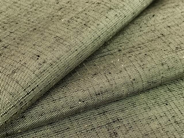 平和屋着物▽男性　古知谷紬　単衣　格子　証紙付き　正絹　逸品　AABE1166jh