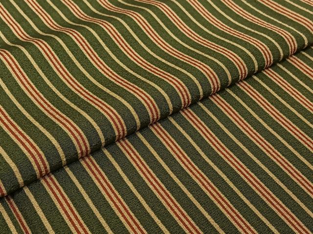 平和屋着物▽上質な小紋　単衣　縞　正絹　逸品　AABE1176jh_4