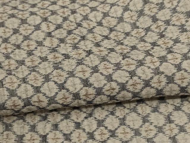 平和屋着物＊夏物　本場小千谷ちぢみ　鹿の子文様　麻　逸品　AABE1300jd_4