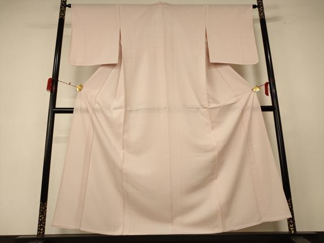 平和屋着物＊夏物　色無地　絽　洗柿色　正絹　逸品　AABE1310jd