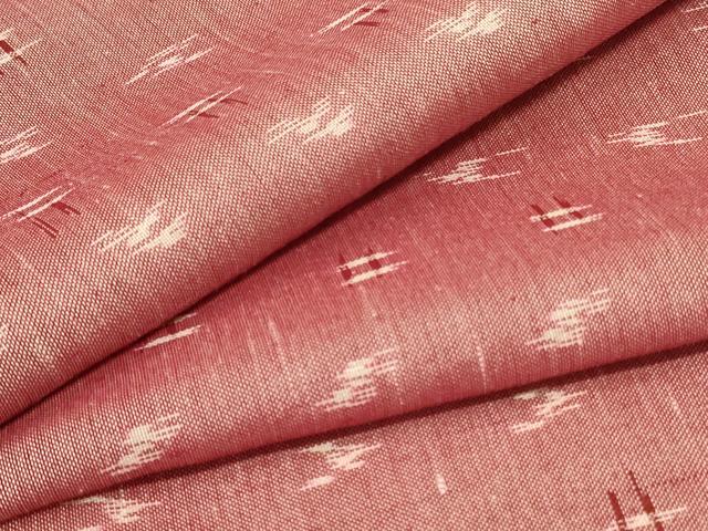 平和屋着物＊夏物　紗紬　絣文　正絹　逸品　AABE1324jd