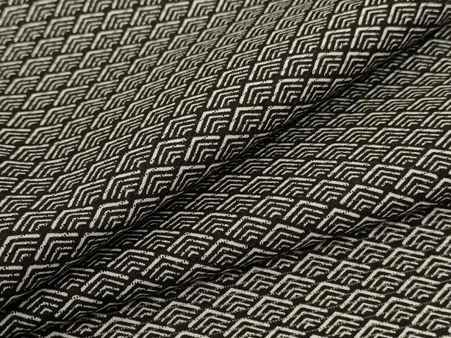 平和屋着物＊夏物　小紋　絽　菱文　洗える着物　AABE1331jd