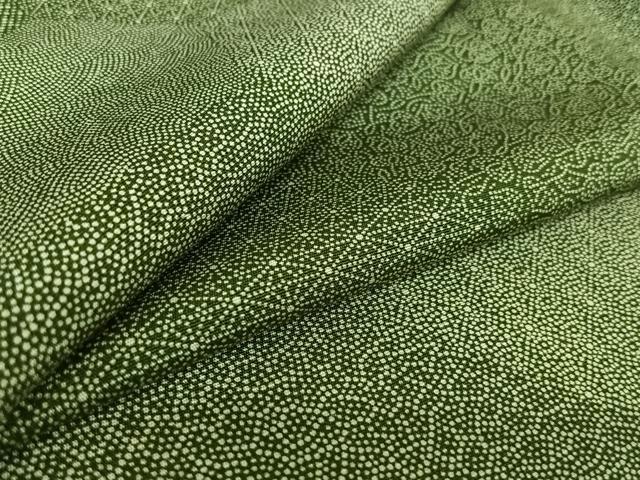 平和屋着物▽江戸小紋　単衣　寄せ小紋柄　正絹　逸品　AABE1563jh