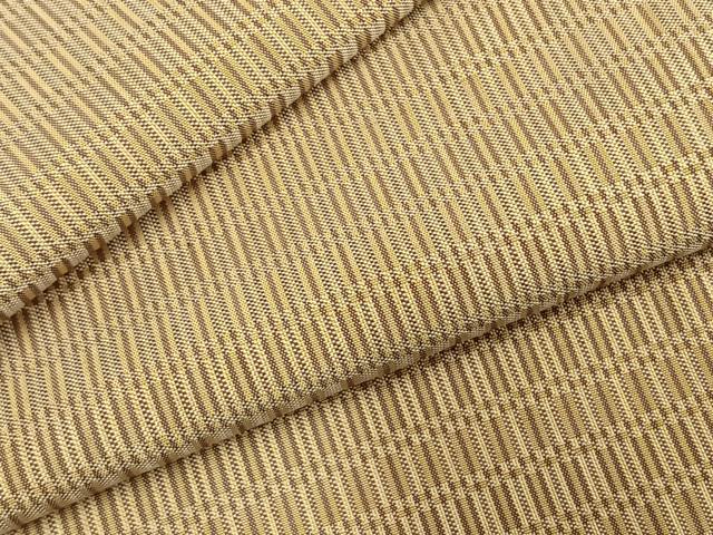 平和屋着物●山下八百子　本場黄八丈　紬　市松綾織　正絹　逸品　AABE1719fy