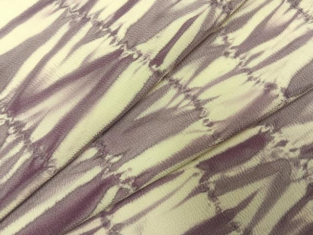 平和屋着物●上質な小紋　絞り　正絹　逸品　AABE1790fy