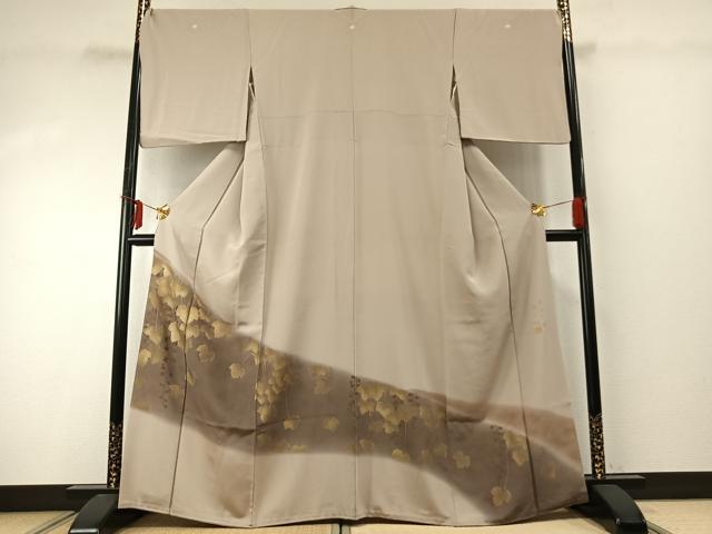 平和屋着物●高木伍　色留袖　蔦の葉文　暈し染め　正絹　逸品　AABE1820fy