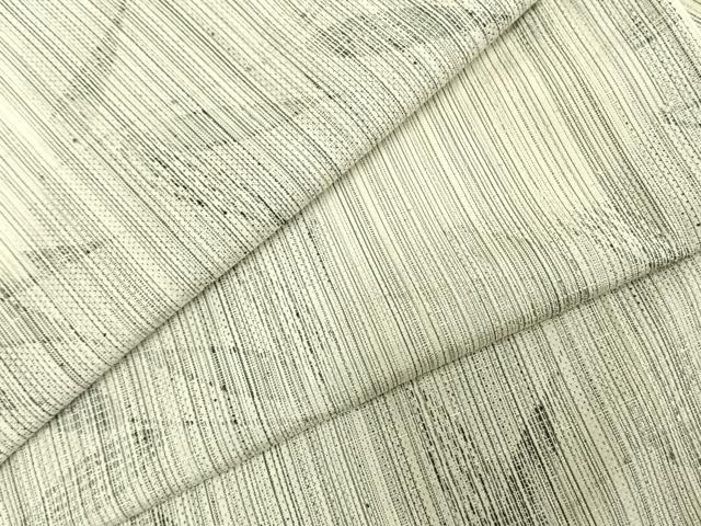 平和屋着物●上質な紬　草葉文　正絹　逸品　未使用　AABE1840fy