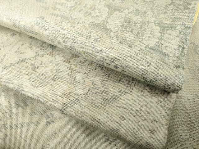 平和屋着物●都喜ヱ門　本場大島紬　カタス9マルキ　総絣　花間道　藤絹織物謹製　正絹　逸品　AABE2039ck