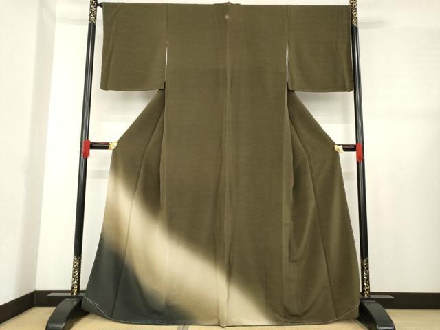 平和屋着物●京都の名門ブランド　銀花仙　色留袖　霞文　暈し染め　正絹　逸品　未使用　AABE2078ck