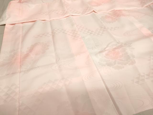平和屋着物∵女の子　子供　長襦袢　袷　流水花地紋　暈し染め　AABE2093ja_2