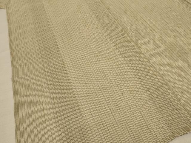 平和屋着物＊夏物　上布　縞 　麻　逸品　未使用　AABE2665jd_3
