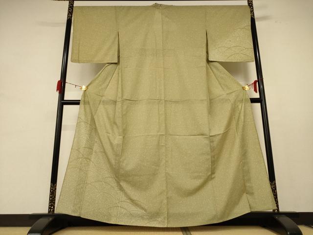 平和屋着物＊夏物　訪問着　絽　露芝　洗える着物　AABE2680jd