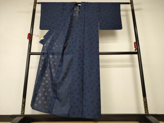 平和屋着物＊夏物　色無地　舞葉紋紗　正絹　逸品　AABE2705jd_1