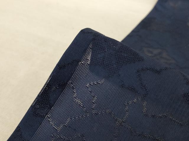 平和屋着物＊夏物　色無地　舞葉紋紗　正絹　逸品　AABE2705jd_4