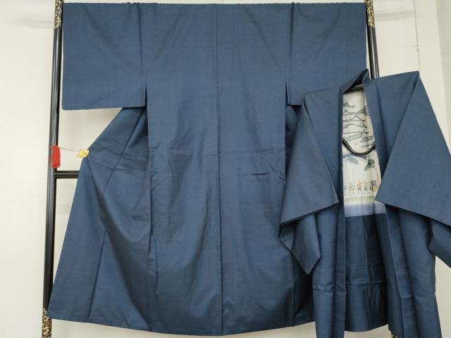 平和屋着物●男性　本場大島紬　アンサンブル　100亀甲　総詰め　正絹　逸品　AABE2725cs