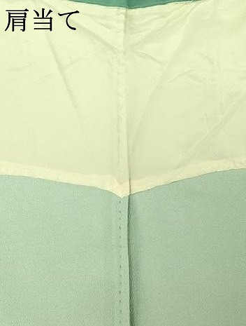 平和屋着物▽訪問着　単衣　流水箔散らし　暈し染め　金彩　洗える着物　AABE3366jh_6