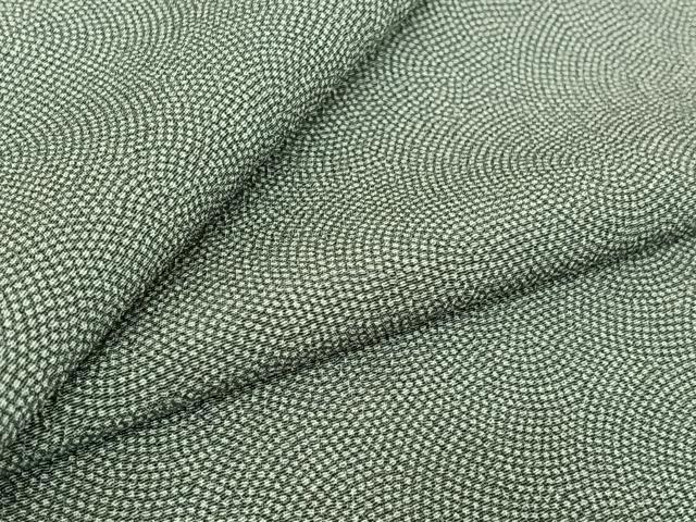 平和屋着物▽江戸小紋　単衣　鮫小紋柄　三越扱い　洗える着物　AABE3398jh