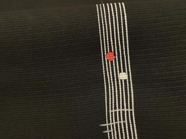 平和屋着物＊夏物　小紋　絽　幾何学文様　正絹　逸品　AABE4353jd 平和屋着物＊夏物 小紋 絽 幾何学文様 正絹 逸品 AABE4353jd 【公式通販】