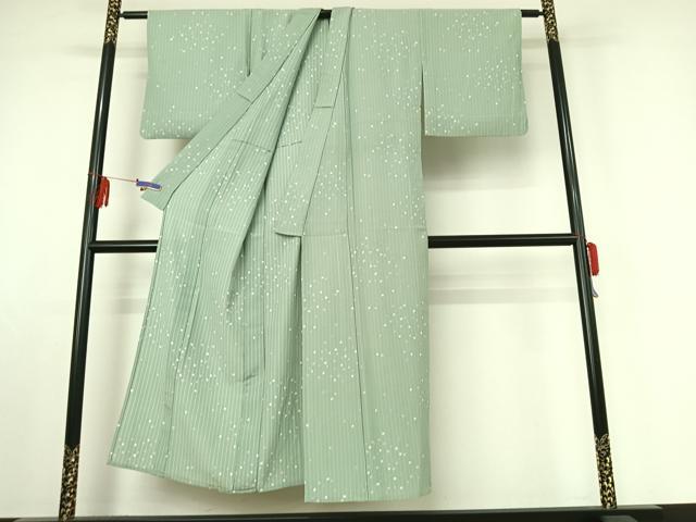 平和屋着物▽上質な小紋　単衣　丸文　正絹　逸品　AABE4664jh 平和屋着物▽上質な小紋 単衣 丸文 正絹 逸品 AABE4664jh