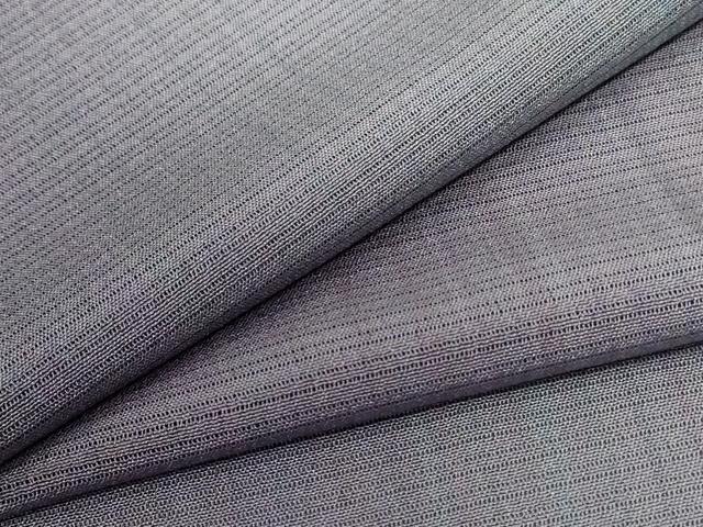 平和屋着物＊染織界の匠　村松祥三　夏物　小紋　絽　縞　暈し染め　正絹　逸品　AABE4717jd