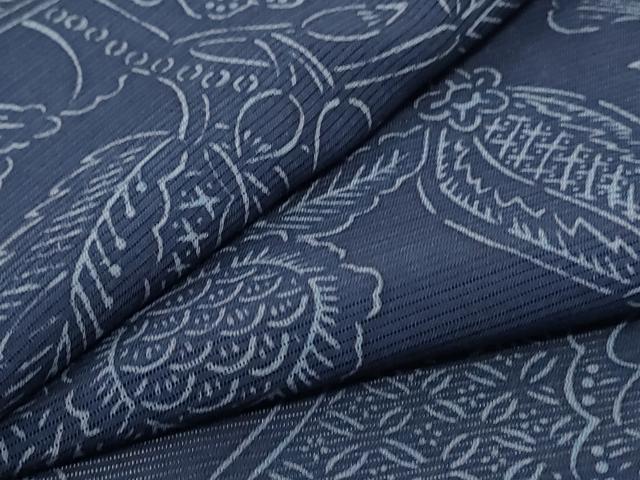 平和屋着物＊夏物 小紋 絽 更紗花文 正絹 逸品 AABE4730jd 【公式通販】