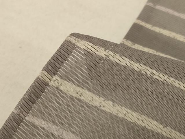 平和屋着物＊夏物　小紋　絽　横段文　洗える着物　AABE4756jd_6