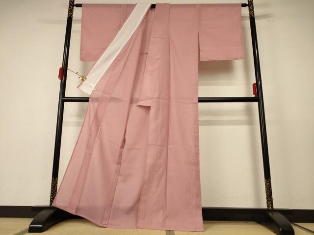 平和屋着物＊夏物　色無地　絽　ときがら茶色　洗える着物　未使用　AABE4772jd_1