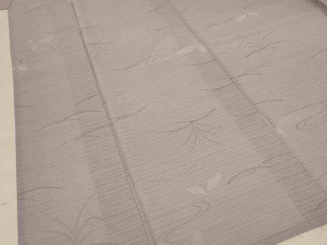 平和屋着物＊夏物　色無地　絽　舞葉文　浅紫色　洗える着物　未使用　AABE4796jd_3