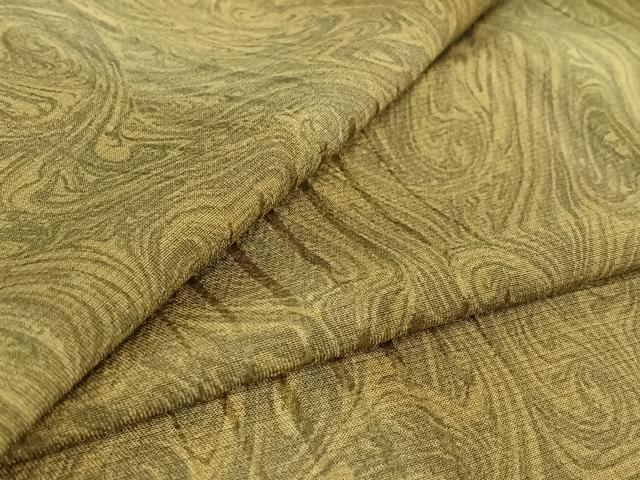 平和屋着物▽上質な小紋　単衣　墨流し文様　ロング丈　正絹　逸品　AABE5177jh 平和屋着物▽上質な小紋 単衣 墨流し文様 ロング丈 正絹 逸品