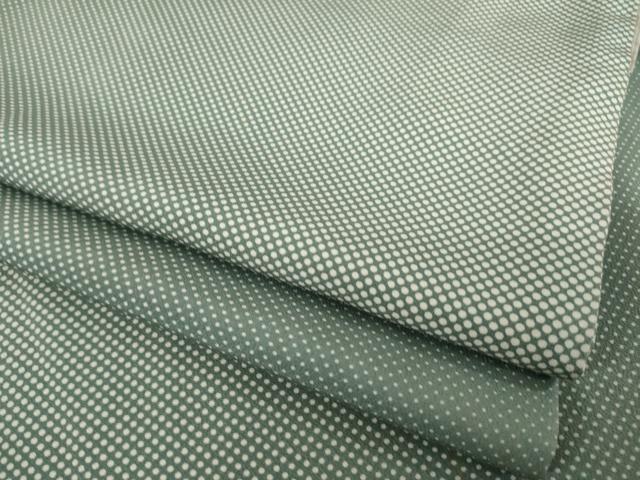 平和屋着物●上質な小紋　間道　正絹　逸品　AABE5944ck