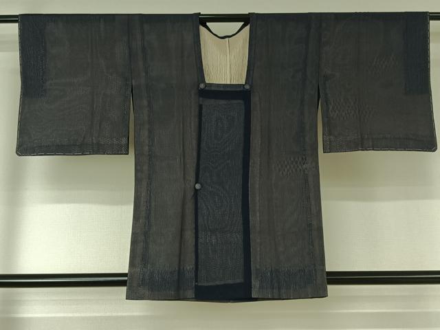 平和屋着物▽道行コート　スリーシーズン　春夏秋　塵除け　立涌文　正絹　逸品　AABE6694jh 平和屋着物▽道行コート スリーシーズン 春夏秋 塵除け 立涌文 正絹