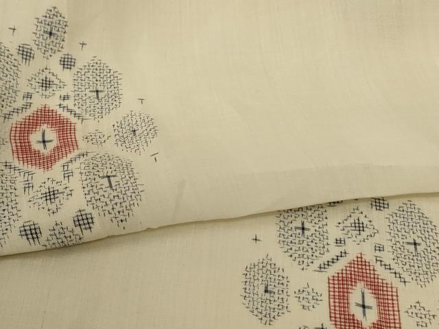 平和屋着物＊夏物　越後上布　幾何学文様　苧麻　逸品　AABE7483jd 平和屋着物＊夏物 越後上布 幾何学文様 苧麻 逸品 AABE7483jd 【公式通販】