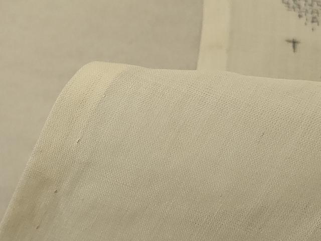 平和屋着物＊夏物 越後上布 幾何学文様 苧麻 逸品 AABE7483jd 【公式通販】