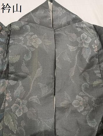 平和屋着物●都喜ヱ門　本場大島紬　カタス7マルキ　更紗文　藤絹織物謹製　正絹　逸品　AABE8114ph_6