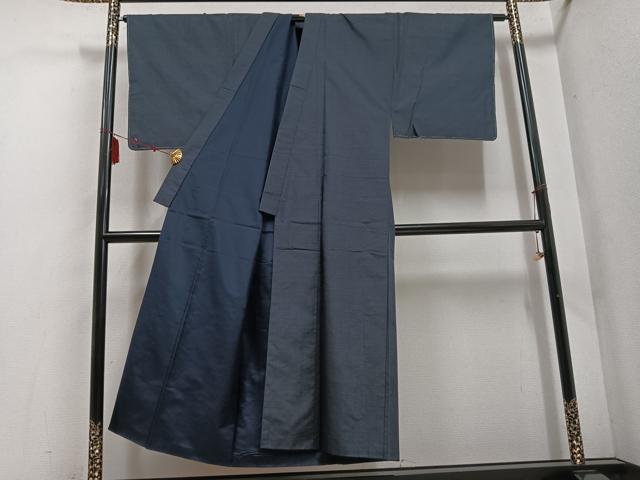平和屋着物●男性　本場大島紬　アンサンブル　100亀甲　総詰め　正絹　逸品　AABE8138ph_2